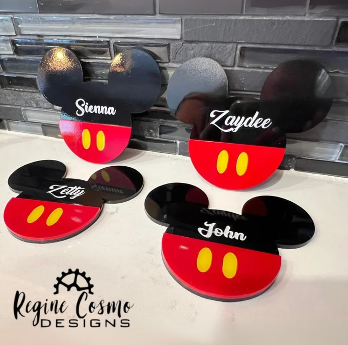 Personalized Mickey Mouse Magnet / Ornament