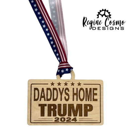 Trump 2024 - Daddys Home Christmas Ornament